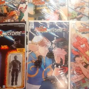 Street Fighter / GI Joe 6 issue IDW comic book lot, Chun-Li Baroness cover 3.